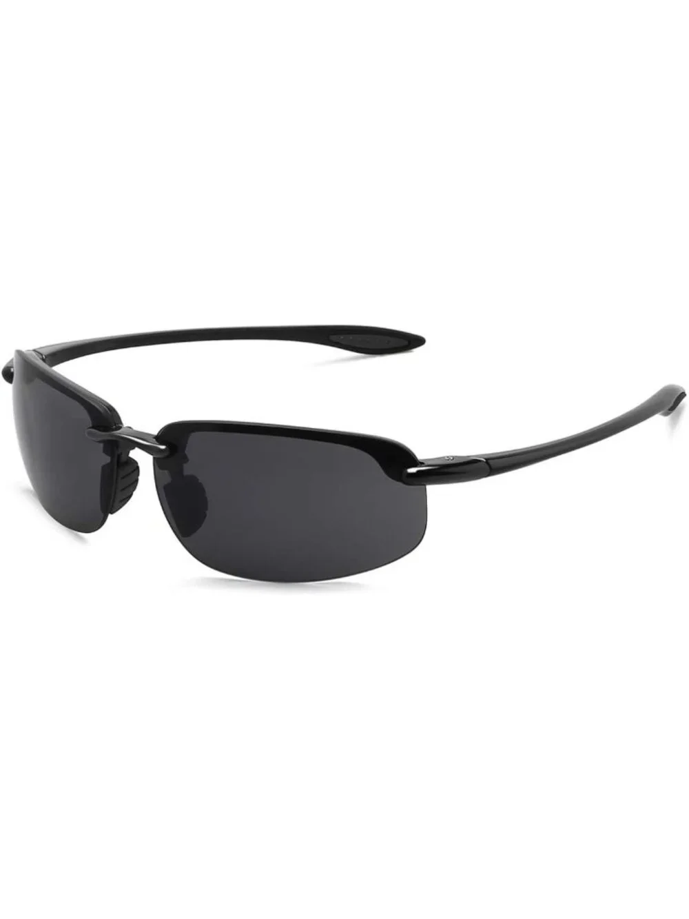Unisex TR90 Rimless Sports Sunglasses for Running, Fishing, Baseball & Driving